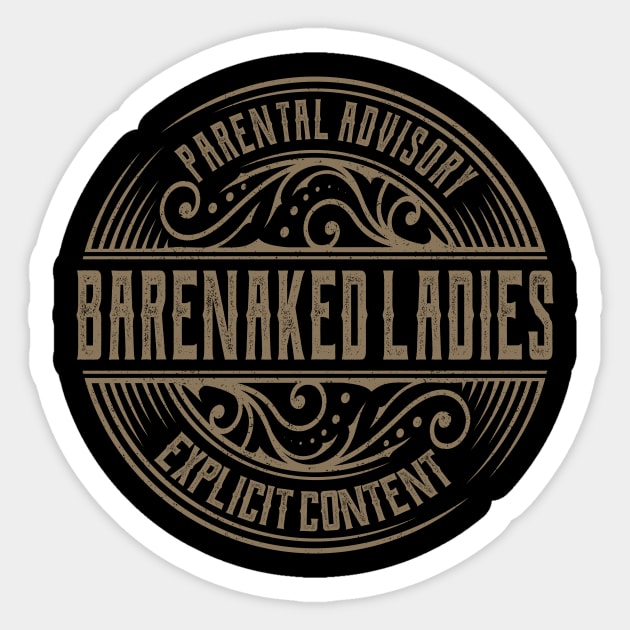 barenaked ladies vintage ornament Sticker by irbey